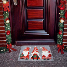 Christmas Bathroom Rug – Grey Diatom Mud Mat, 40x60cm
