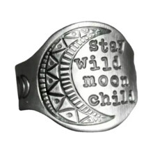 Bague vintage Moon Child pour femme, tailles 7 Ă 12