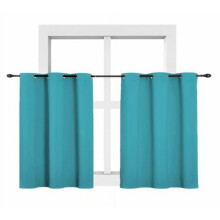 Blackout Curtain Panel 28 x 36 in Silver Grommet