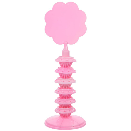 Pink Plastic Lollipop Stand – 39 cm