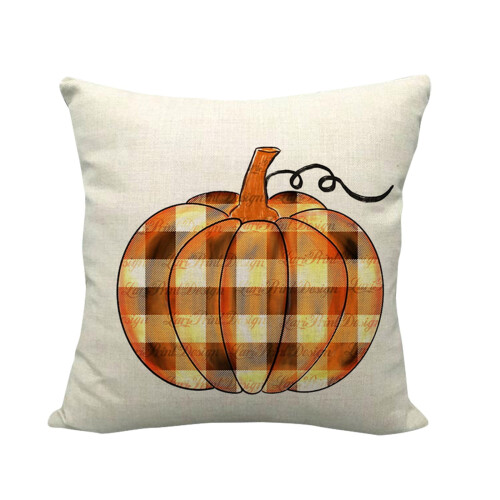 Capa de almofada decorativa em linho, 45x45cm