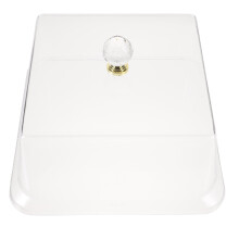 Cúpula de acrílico para bolo, 24,5 cm