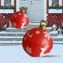60cm Inflatable PVC Christmas Ball Decoration