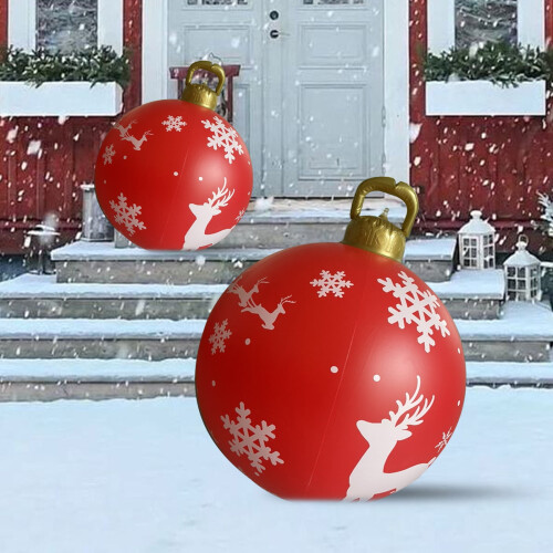 60cm Inflatable PVC Christmas Ball Decoration
