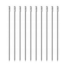 Pics Ă cocktail en acier inoxydable, lot de 10, 11 cm