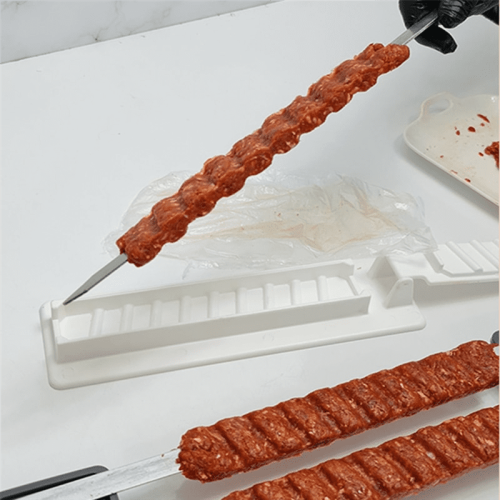 Prensa para brochetas de kebab - ABS, blanco, 29,2 cm 1