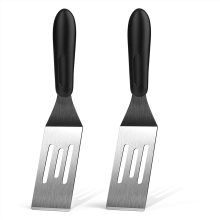 Spatula Beag2 phíosa, Spatula Freastail Mini le húsáid sa chistin, Spatula Miotail le haghaidh Freastail agus Casadh, Foirfe do Phancóga