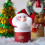 Kerstappelcadeauverpakking in de vorm van de Kerstman 1