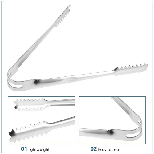 Pinces de cuisine en acier inoxydable (lot de 2) 1