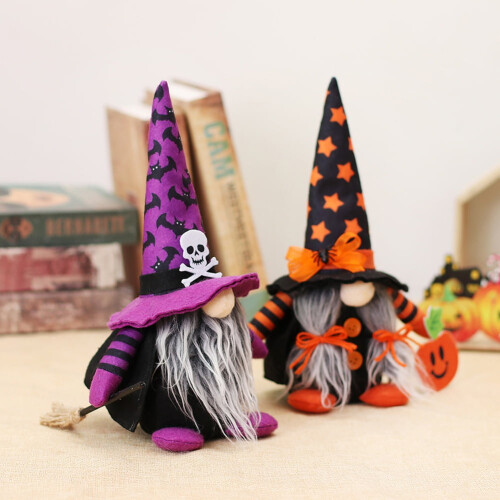 Halloween-tonttupehmokoriste 27cm 2