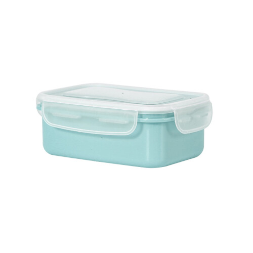 Contenitore per il pranzo in plastica blu – Contenitore compatto e a prova di perdite 1