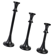 Kerzenhalter aus schwarzem Eisen, Kerzenhalter,-schwarz1