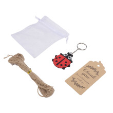 20-teiliges Schlüsselanhänger-Set – Party-Geschenke, 6,6-Unzen Hanfseil