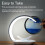 Lampe de poche Evadore Lumaflow Sandscape – Lampe d'art de sable 3D 3