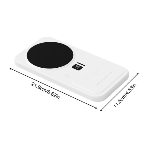 Koffiemokverwarmer met temperatuurregeling, wit 8,62x 2