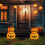 Decoração de Abóbora de Halloween Iluminada com 1,5 m e 100 LEDs 2