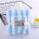 Ensemble de 2 serviettes de bain en microfibre douce Cicryhb, bleues 2
