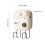 Crochet en plastique créatif contenant un module vocal-Blanc 3