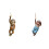 Monkey Statue Garden Decoration Resin2PCS 1