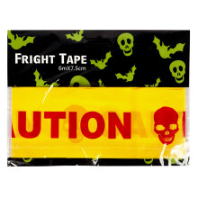 Ruban de signalisation Halloween 600 cm x 7,5 cm PET