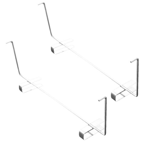 Rustfrit stål bikuberammeholder 2-pak