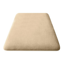 Tapis de sol en velours corail antidérapant et absorbant l'eau 60 x 90 cm