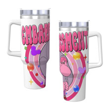 Gobelet isotherme en acier inoxydable de 40 oz avec poignée et