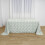 Nappe en polyester vert sauge à motifs floraux 229 x 335 cm 1