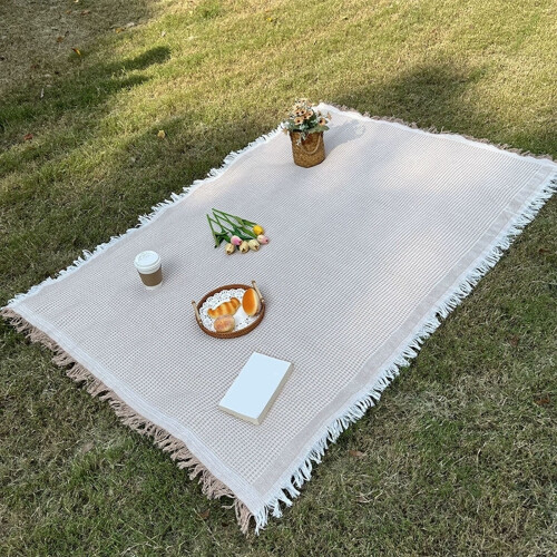 Boho-Picknickdecke 150 x 90 cm, wasserdicht, mit Tragegurt