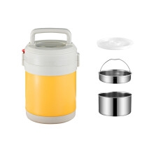 Fiambrera de acero inoxidable de 3 capas con capacidad para 1600 ml