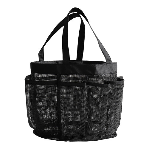 Sac de douche en filet – Polyester, 8 poches
