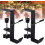 Mantel Garland and Stocking Holders White 4 pcs 1