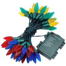 Erdbeer-LED-Lichterkette, 5 m, 50 Perlen – Weihnachtsdekoration