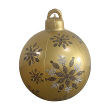60 cm PVC oppustelig julekugle udendørs dekoration