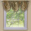 Achim Ombre Waterfall Valance, Earth, 46x42in 1
