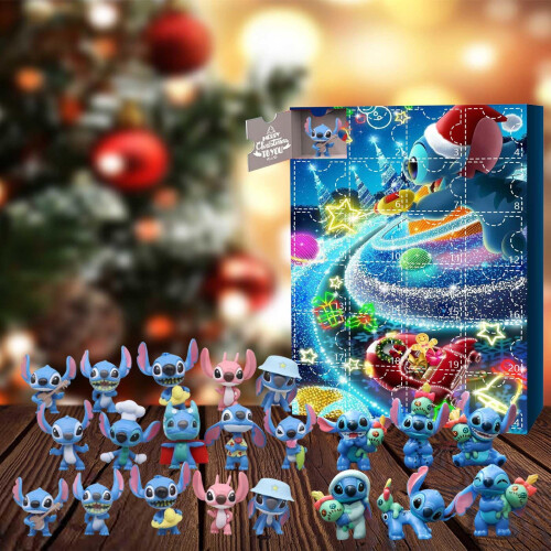 Calendrier de l'Avent de Noël 24 jours avec figurines
