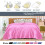 Plaid en flanelle rose 152 x 203 cm 1