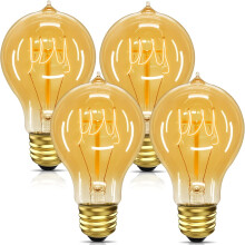 Ampoules Edison vintage 40 W A19E26 à intensité variable 2700 K (lot de 4)