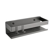 Estante para condimentos de acero inoxidable para montaje en pared