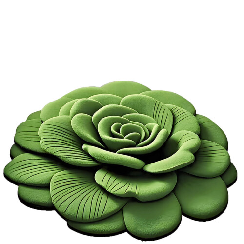 Blomstertæppe 40x40 cm grøn diatoméjord 1