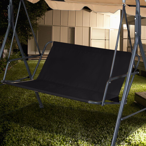 Capa para balanço de jardim em tecido Oxford 600D, 147 x 51 cm (58 x 20 polegadas). Ideal para áreas externas, pátios e varandas. 2