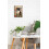 Smokingkatze mit Wildblumen Retro-Aluminiumschild 12" x 8" 2