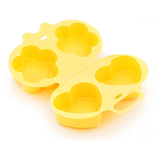 Microwave Egg Poacher for 2 Eggs, Food-Grade PP, Nonstick 1