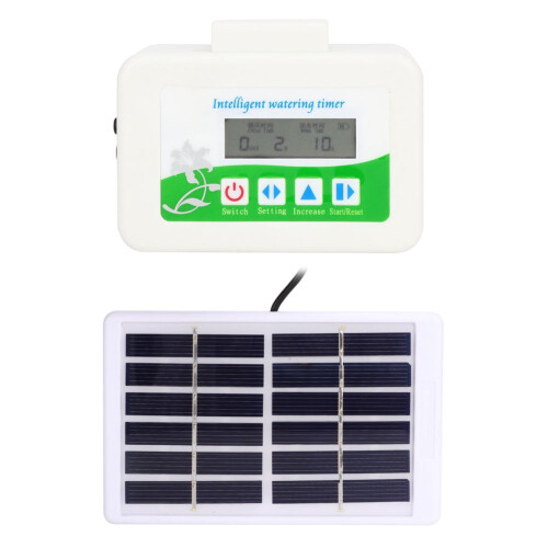 Delaman solcellsdriven droppbevattningstimersats 1