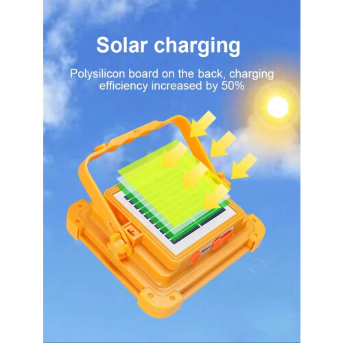 Solární reflektor s nastavitelnou teplotou barev, USB-C 2