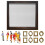 DIY Mini-Museum-Silhouette-Box-Set – 8 Rahmen & 2
