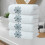 Baumwoll-Badetücher mit Schneeflockenmuster, 13 x 30 Zoll, 4er-Pack 4