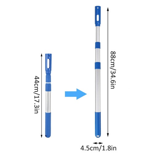 Teleskopisk poolrengöringsstång 90 cm 1