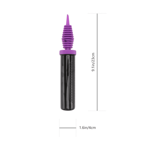 Pompe à ballon manuelle portable – Violette, 23 cm 1