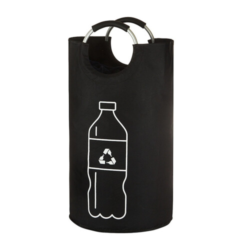 Grote polyester wasmand met aluminium handgrepen & 2